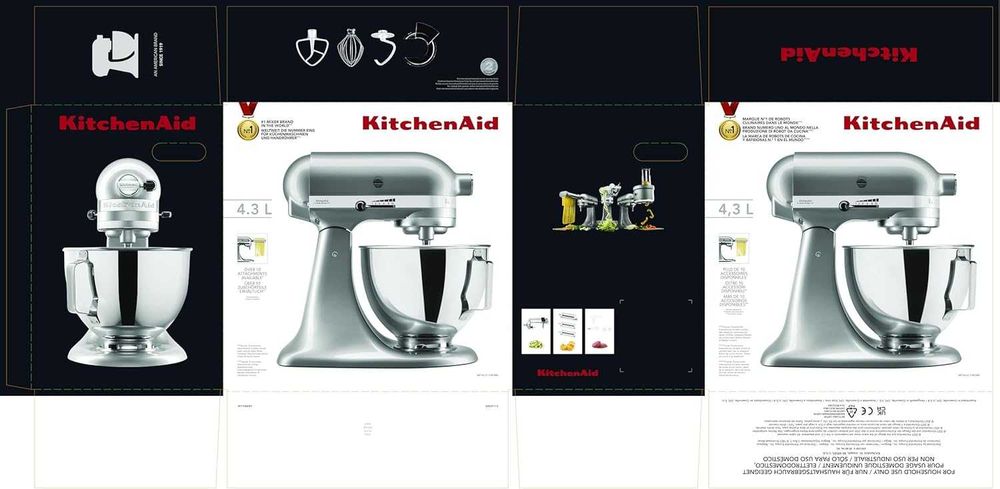 Кухненски робот KitchenAid 5KSM95PSECU, НОВО