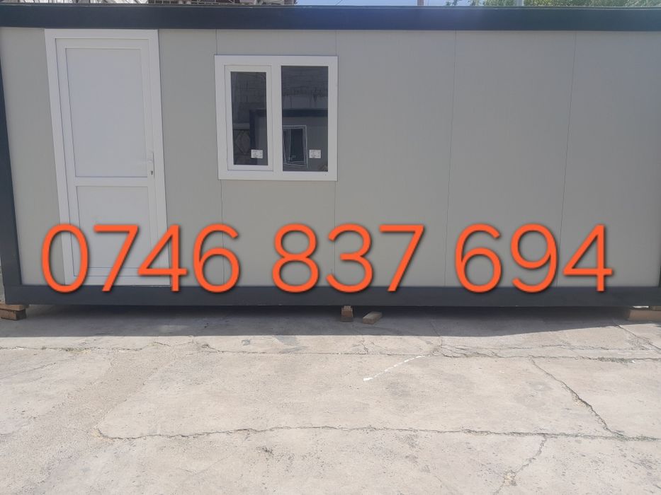 Vând container modular cu vitrina sau fara, cu grup sanitar sau farap ...