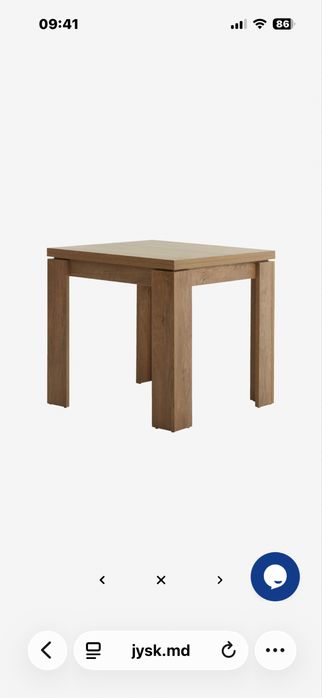 Masa extensibila Jysk stejar salbatic