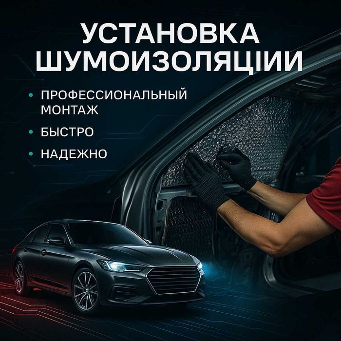 Профессиональная шумоизоляция авто