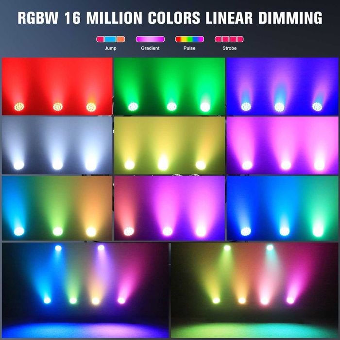 Spot Disco LED 300W, impermeabil IP65, lumină de scenă RGBW, spot LED Par, lumină disco, lumină de petrecere