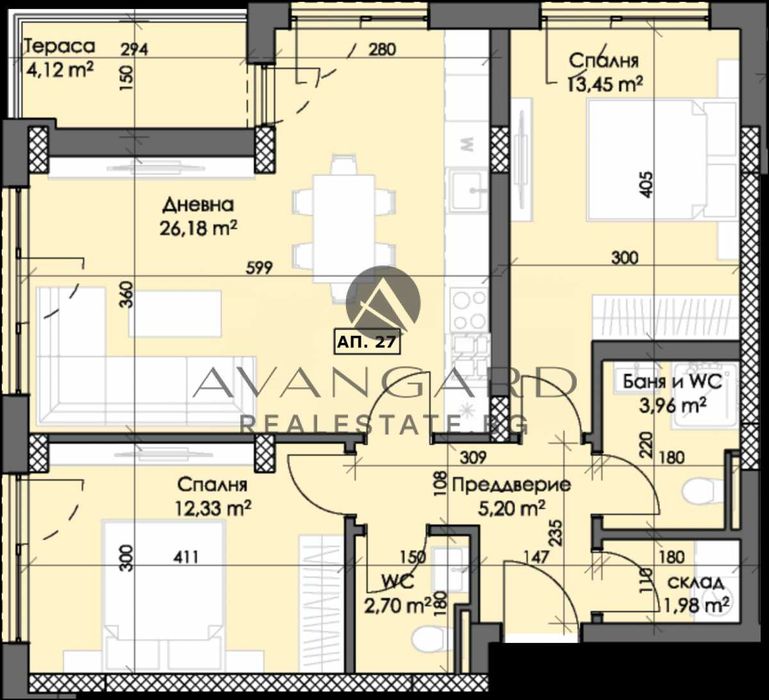 Продава се Тристаен апартамент в Пловдив, Тракия - 100 кв.м за 545 €/кв.м - Снимка #1