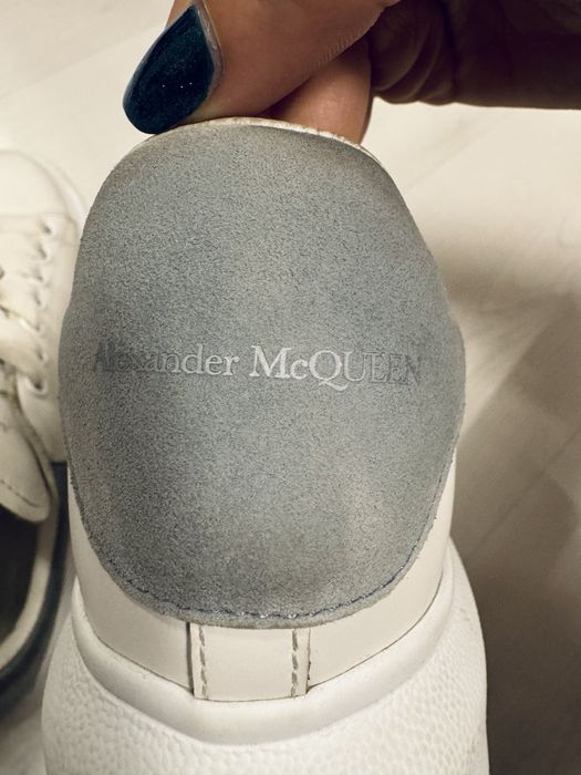 Alexander McQueen White/ Powder Blue