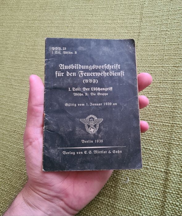 Carte Pompieri Nazista WW2 Germania Al Doilea Razboi Mondial Nazi SS