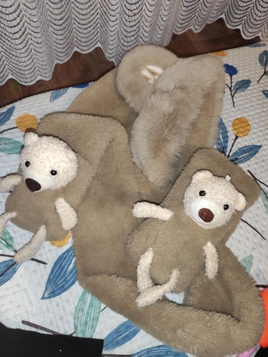 зимние шапки 3 в одном