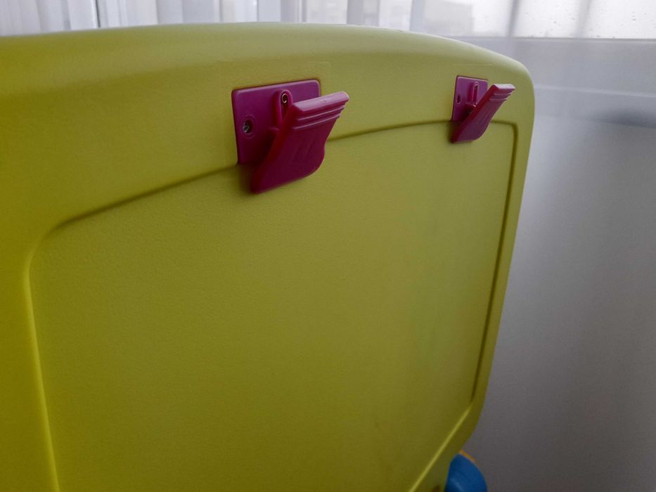 Детска дъска за рисуване и писане, бяла дъска магнитна, Playgo, голяма