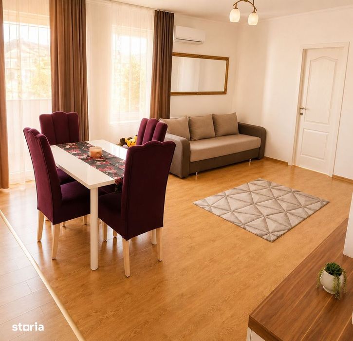 Apartament 3 camere, parcare, finisat, mobilat, Floresti zona Terra