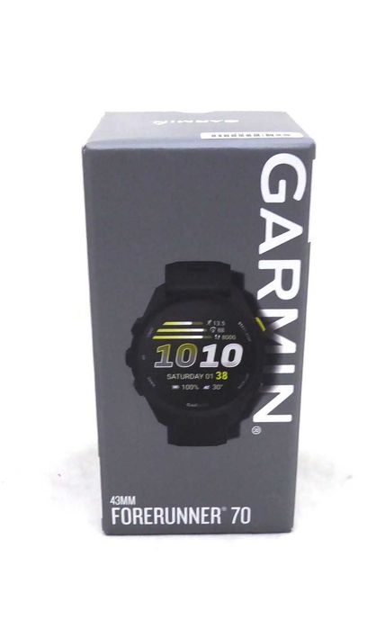 Smartwatch Garmin Forerunner 70,43 mm,AMOLED,GPS,Android/iOS,curea silicon,Black,sigilat