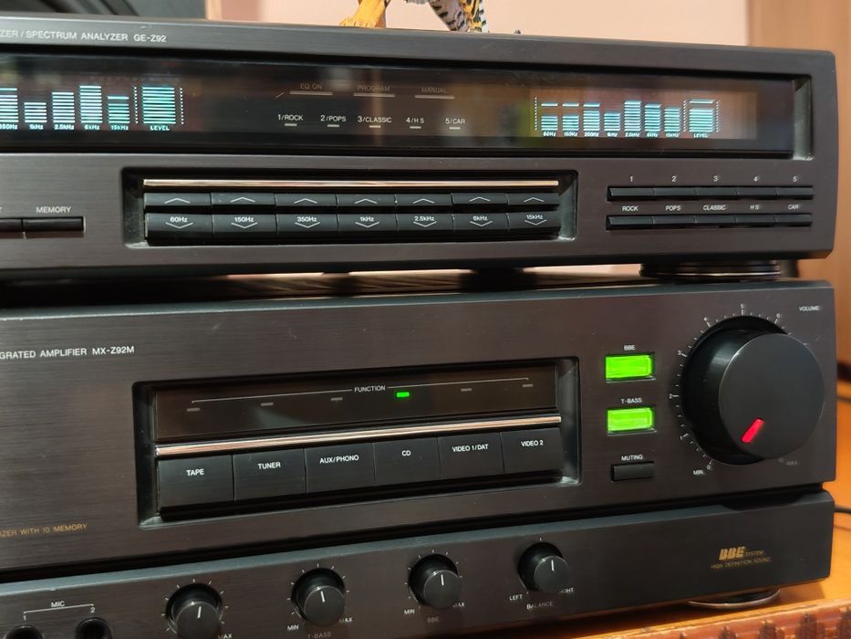 Aiwa MX-Z92MZ. Amplificator + egalizator. Un vintage superb. Preț fix !