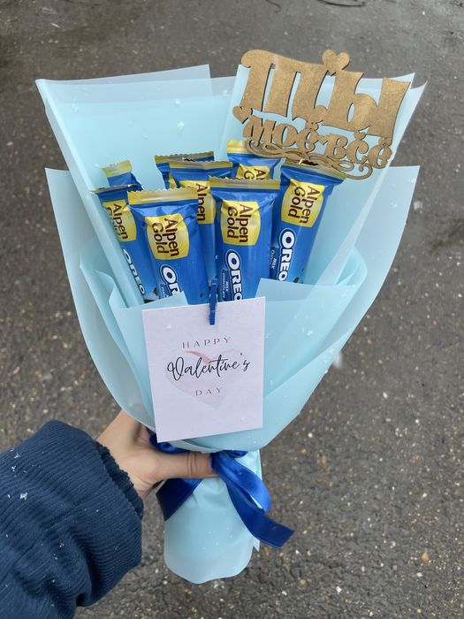 Букет из альпенгольда&орео 9100 т