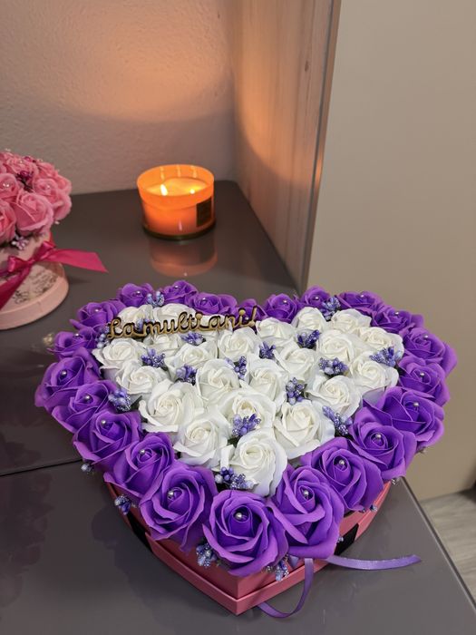 Aranjamente din flori de sapun