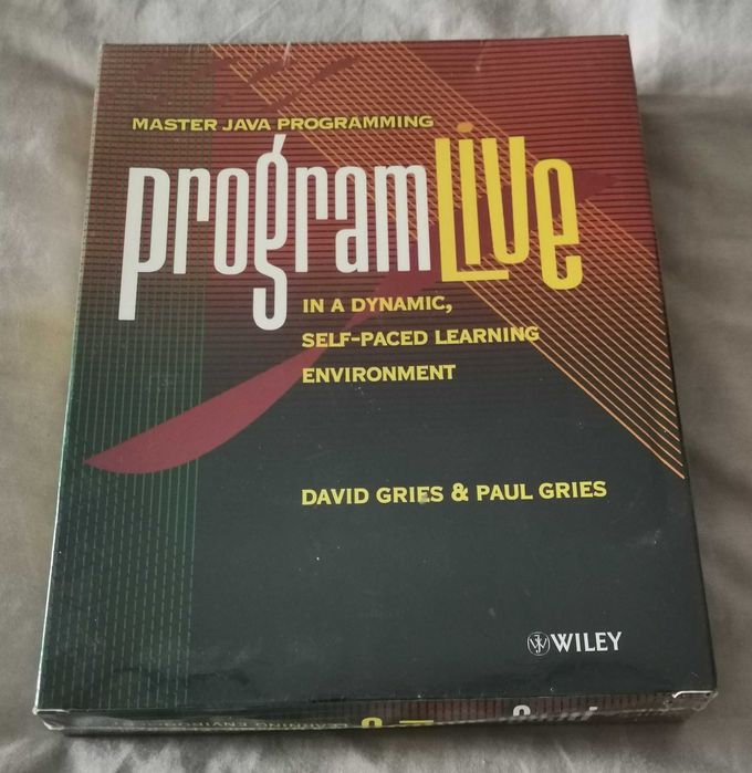 Manual + CD Master Java ProgramLive Workbook David Gries din anii 2000