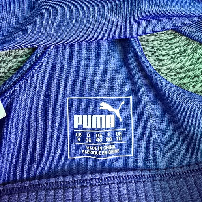 Bustiera Puma - albastra - femei - S - noua
