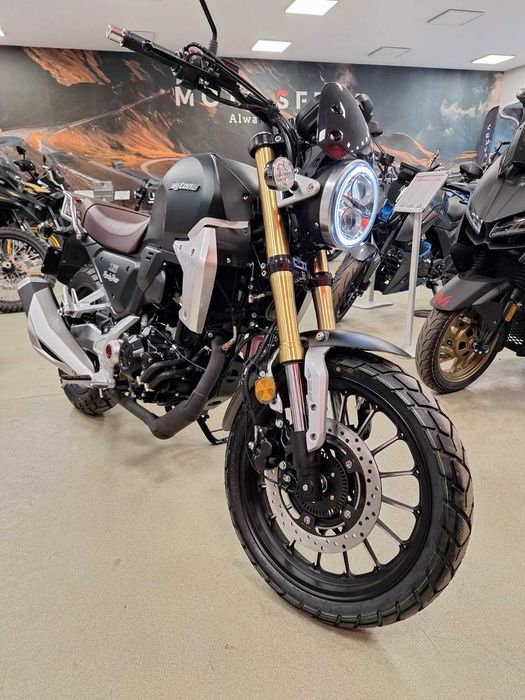 Motocicleta stil scrambler, Rockstar 125 cc, Permis A1, Rate !