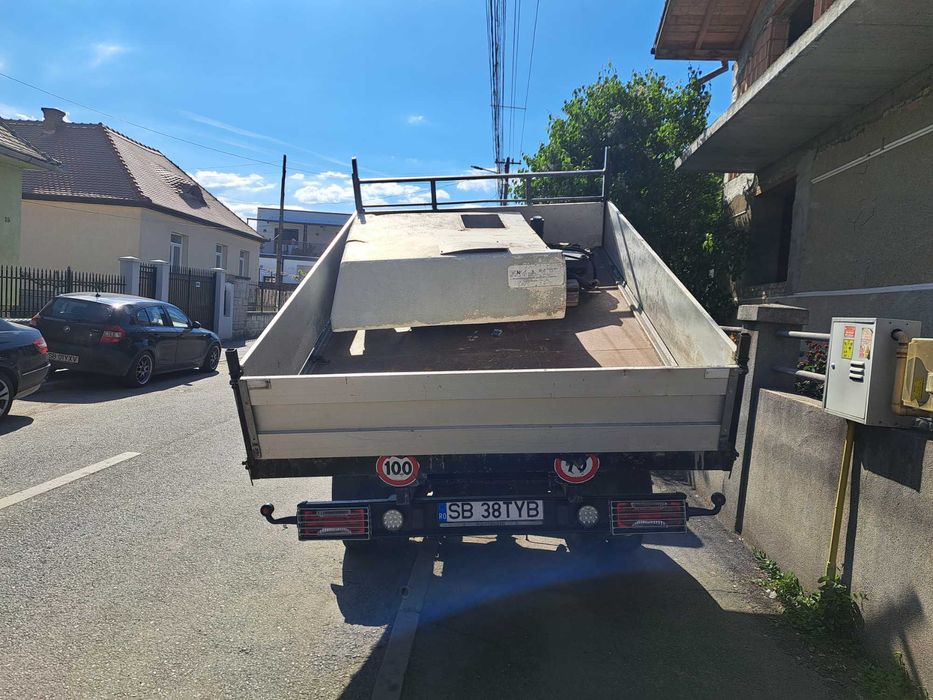 Iveco basculabil 2010, 6 tr, 3.5 to, perne aer, arc lamelar opt macara