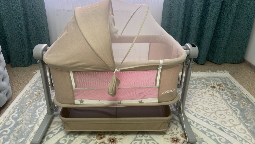 Кровать люлька + ходунок в подарок