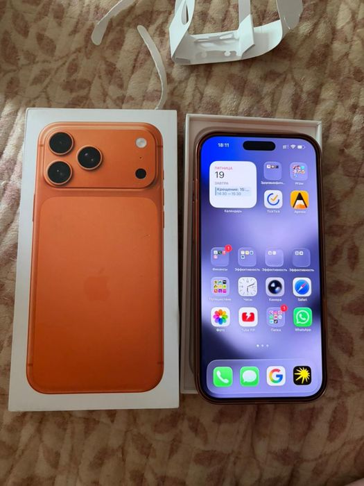 17 про макс, 256gb, 100%akb, e-sim