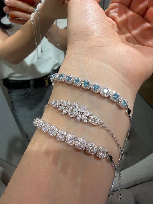 Серебряный красивый браслетик. Серебро 925 Доставка. Упаковка в бонус