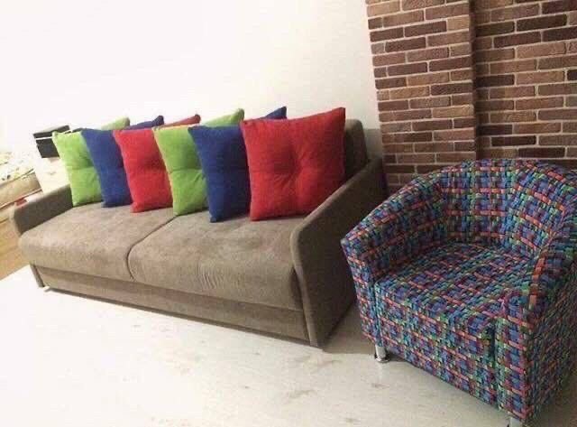 Замена реставрация обивка мягкой мебели