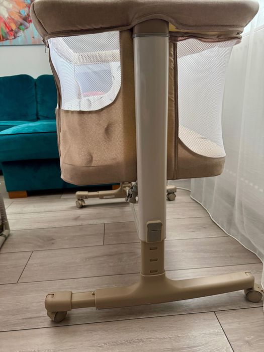 Pătuț Co-sleepe Lionelo Aurora 3 în 1 bej