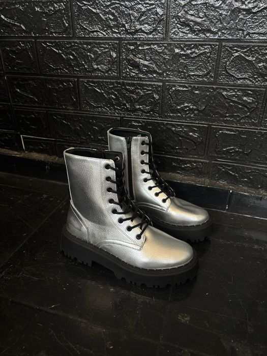 Боти Zara сребристи