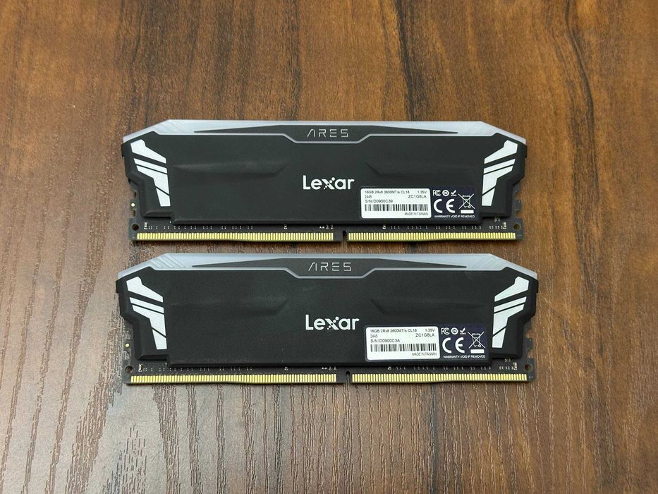 Lexar ARES RGB DDR4 32GB 2x16 3600MHz CL18