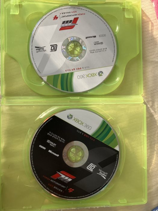 Комплект оригинальных дисков Xbox 360 и ps4