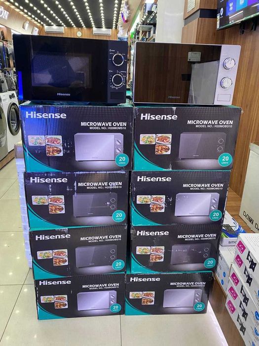 Микроволновая печь Hisense Компактного типа (20 л) Доставка бесплатно
