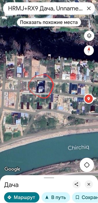 Дача сотилади газалкент дамбаси ёнида