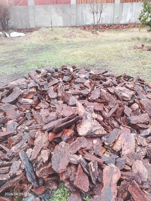 Кора  сосны для мульчирования