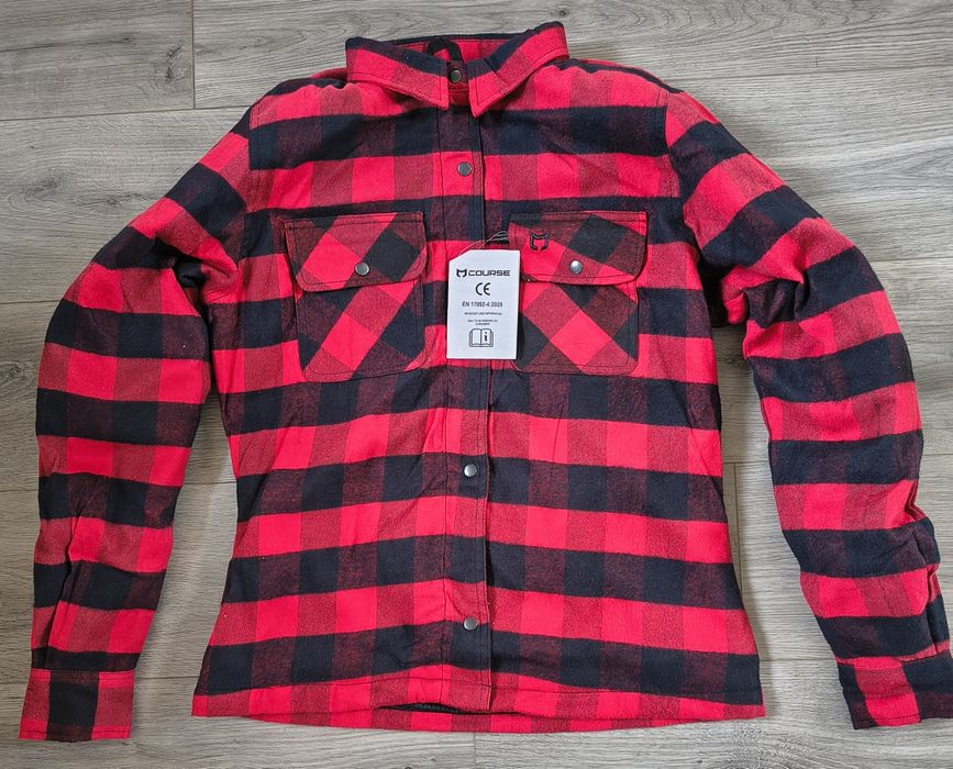 Cămașă moto cu Kevlar și protecții, Course Thunder, *S