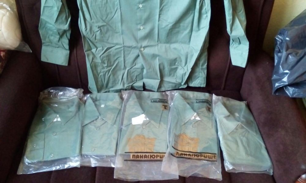 Нова мъжка официална българска риза стара бг номерация 45