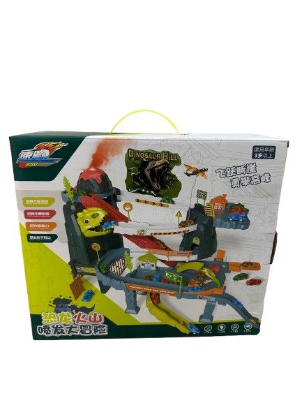 Дино трек с машинками