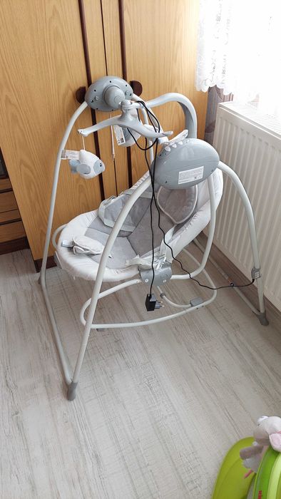 LORELLI Classic Електрическа люлка-шезлонг 2в1 TANGO COOL GREY STARS