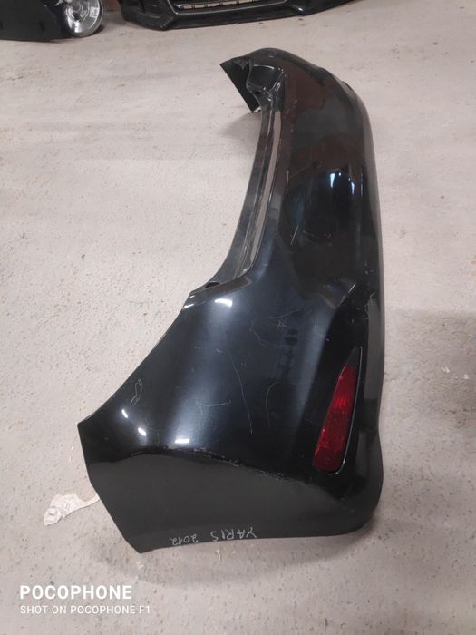 Задна броня Toyota Yaris / Тойота Ярис 2012г. Със Забележки!