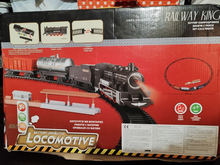 Ново детско влакче на батерии с релси