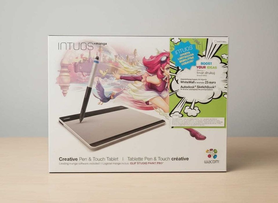 Tableta Wacom Intuos Manga Small - Ca Noua, Folosita O Singura Data!