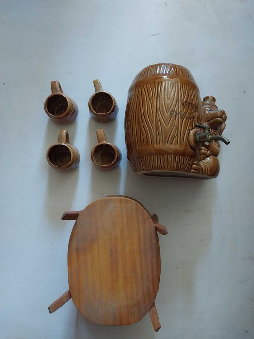 Сервиз, керамический, б/у, на 4 персоны