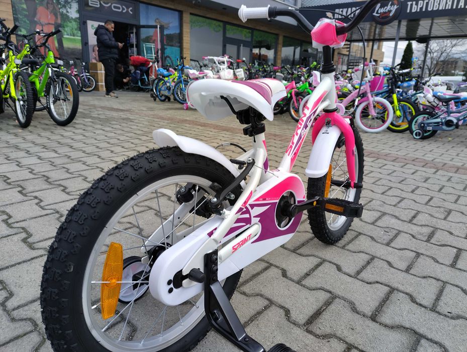 SPRINT Велосипед 16" ALICE бял