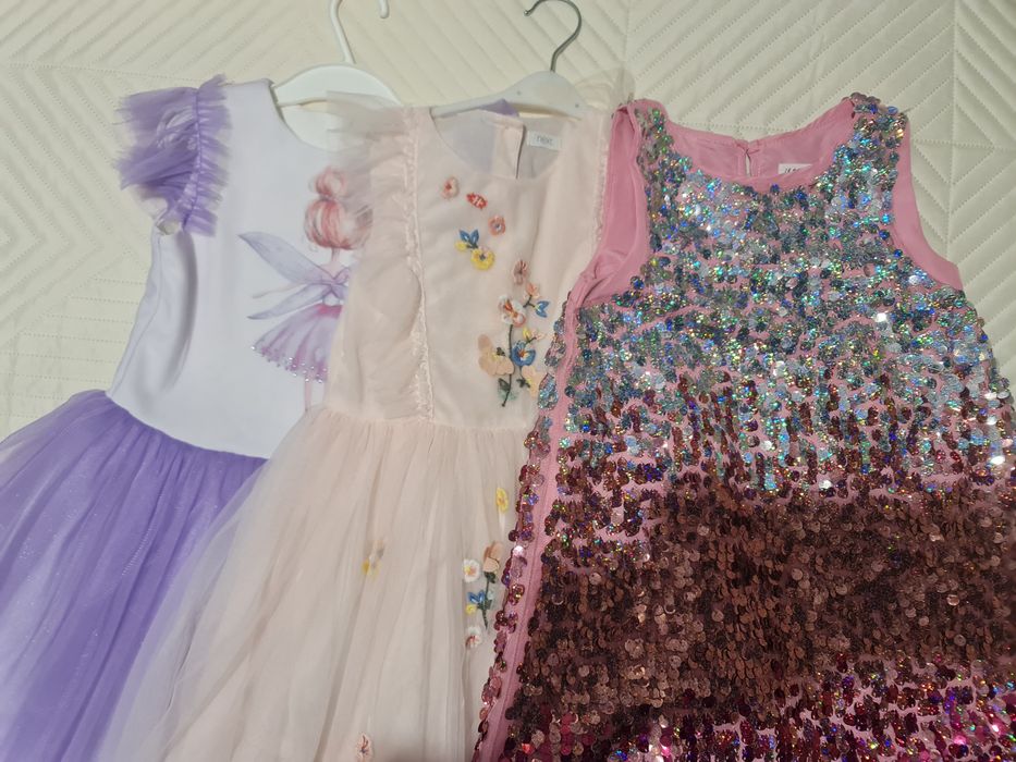 Детска официална рокля Next, HM 6-7 р-р 122 - 128