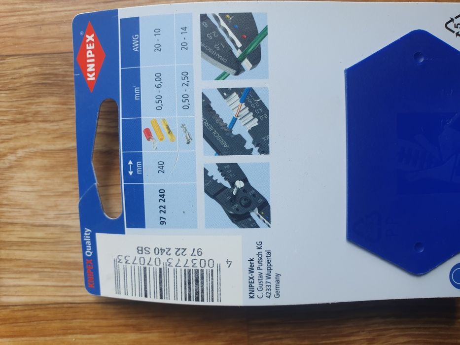 Clește de sertizat KNIPEX 9722240