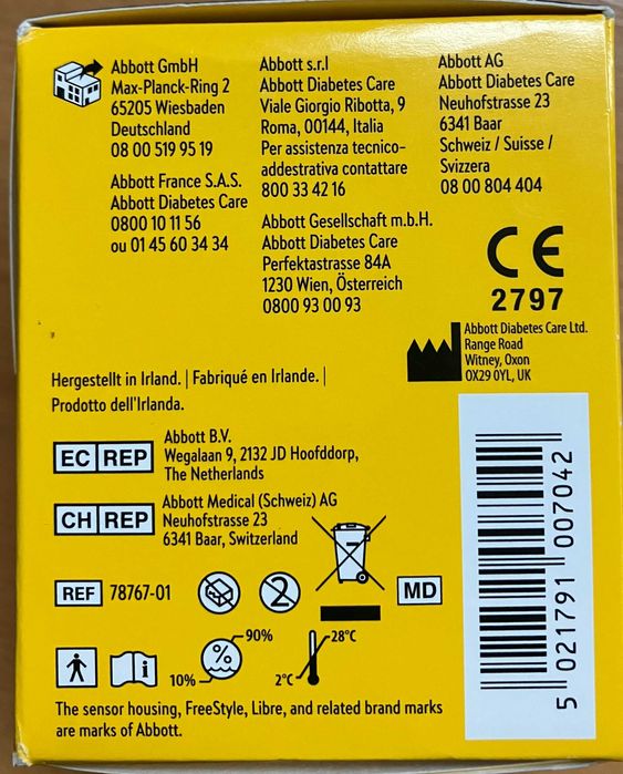 Freestyle Libre 3 Plus Либре 3 Плюс сензор за кръвна захар само за €75