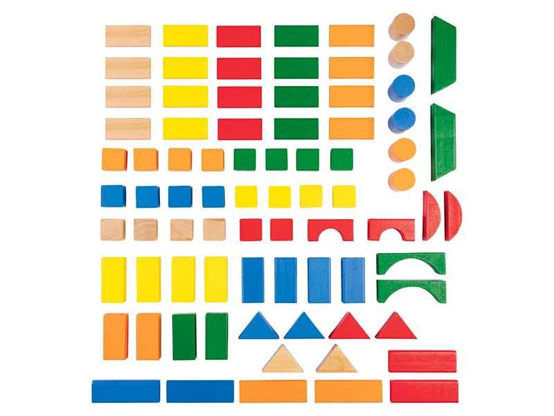 НОВИ! Конструктор дървени блокчета различни модели