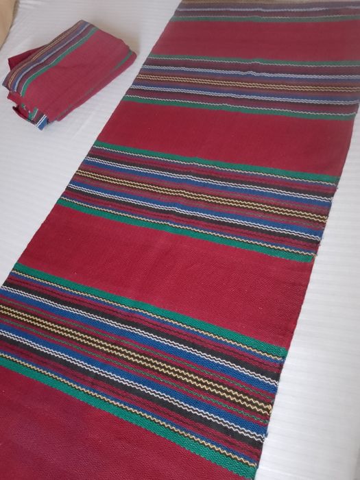 Памучна битова покривка 3 бр 195 / 58 см