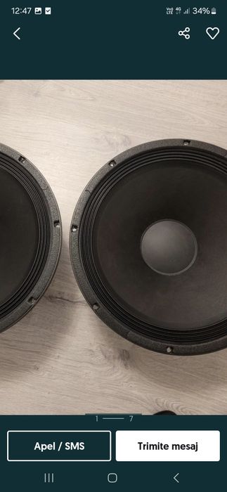 Difuzoare Eminence sigma pro 18 inch 800w rms