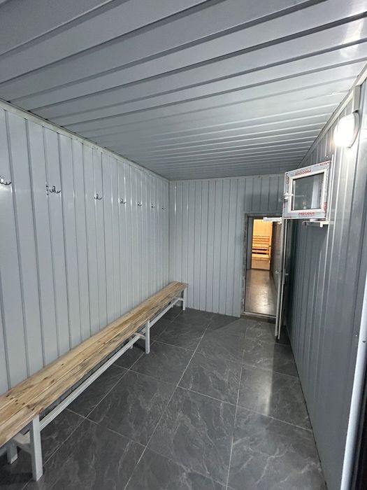 Баня из контейнера 40фут для вахтовых городков