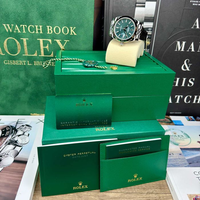 Rolex Datejust Green Mint | PE STOC | New | 41mm | 15750 EURO | 126334 | 2026