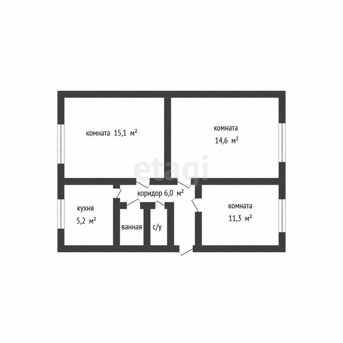 Продажа 3-комнатной квартиры