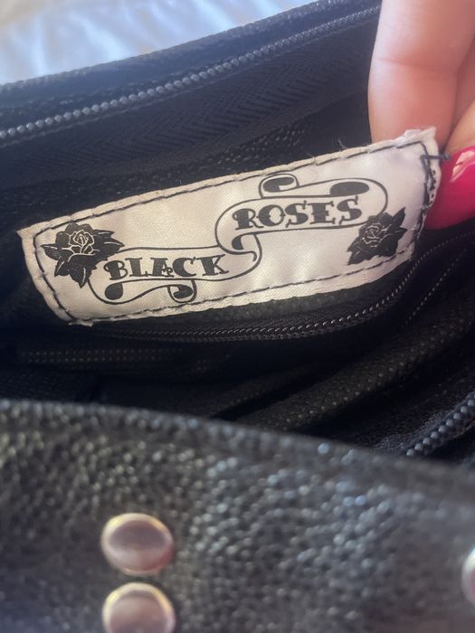 Vintage чанта black roses