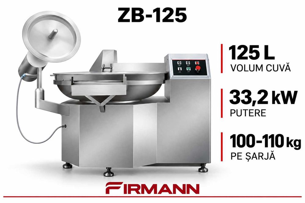 Firmann - Cutter profesional pentru carne 125 litri